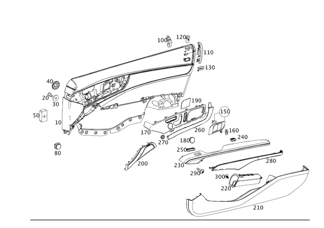 2317206400 - Front Doors: Basic Carrier for Mercedes-Benz: SL400, SL450, SL550 Image image
