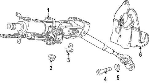 Steering Column Assembly for 2025 Honda Civic #0