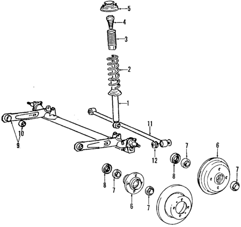 Rear Suspension for 1990 Dodge Colt #3