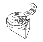 96611K0010 - Electrical: Horn for Kia: Soul Image