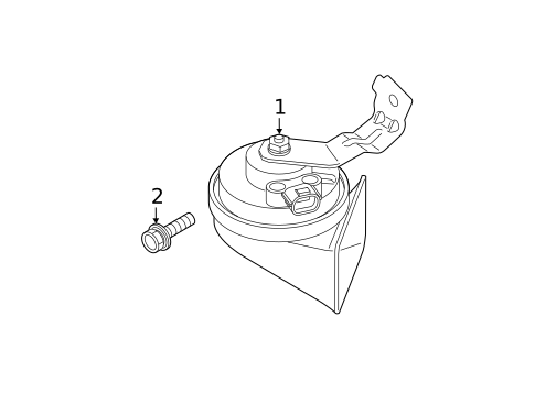 Horn for 2025 Kia Soul #0