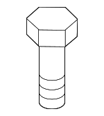9CY620620 - : Chrome Extension Bolt for Mazda: 6 Image