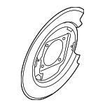 44030EA080 - Brakes: Backing Plate for Nissan Image