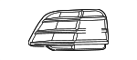 80A807680PRU6 - Body: Outer Grille for Audi Image