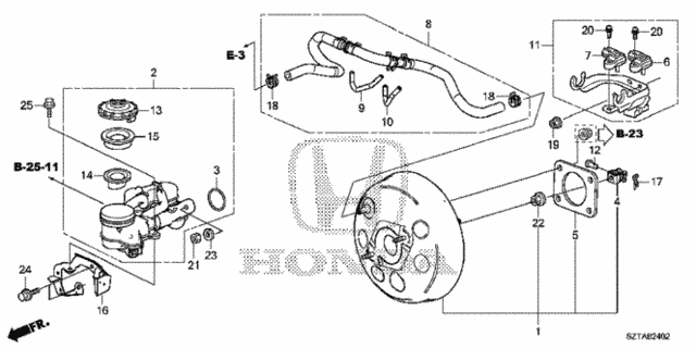Brake Master Cylinder  - Master Power (2) for 2016 Honda CR-Z #0