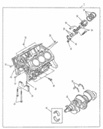 5873104510 - Engine: ENGINE ASSY., PARTIAL for Acura Image