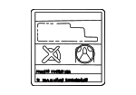 1128950010 - Body: Caution Label for Toyota: 4Runner, Avalon, Camry, Celica, Corolla, Highlander, Matrix, MR2 Spyder, Sienna, Solara, Tundra Image