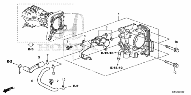 Throttle Body for 2016 Honda CR-Z #0