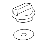 1218021021 - Engine: Filler Cap for Scion: xA, xB | Toyota: Avalon, Celica, Corolla, Echo, Matrix, MR2 Spyder, Prius, RAV4, Tacoma, Yaris Image