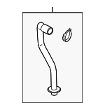 95B122447K - : Reservoir Hose for Porsche: Macan Image