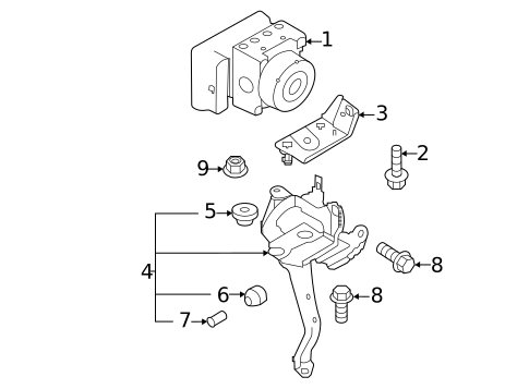 ABS Components for 2024 Subaru Outback #0