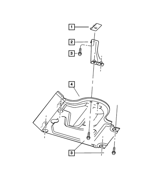 Front Axle Skid Plate for 2003 Jeep Liberty #0