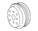 1617331010 - Cooling System: Pulley for Toyota: Avalon, Camry, Highlander, RAV4, Sienna, Venza Image