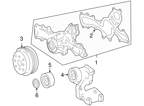 アクセサリー RAV4888 Belts & Pulleys for 2010 Toyota RAV4 | Longo Toyota Parts