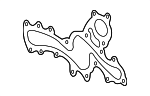162710P010 - Cooling System: Water Pump Gasket for Toyota: Avalon, Camry, Highlander, RAV4, Sienna, Venza Image