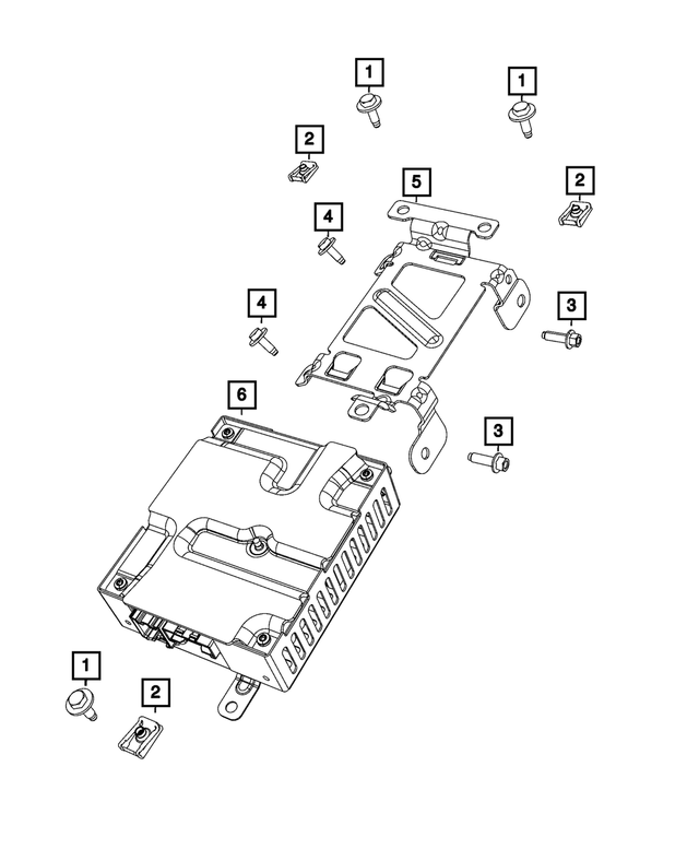 68360829AA - Electrical: Screw for Mopar Image