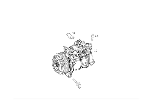 A/C Compressor for 2023 Mercedes-Benz G550 #0