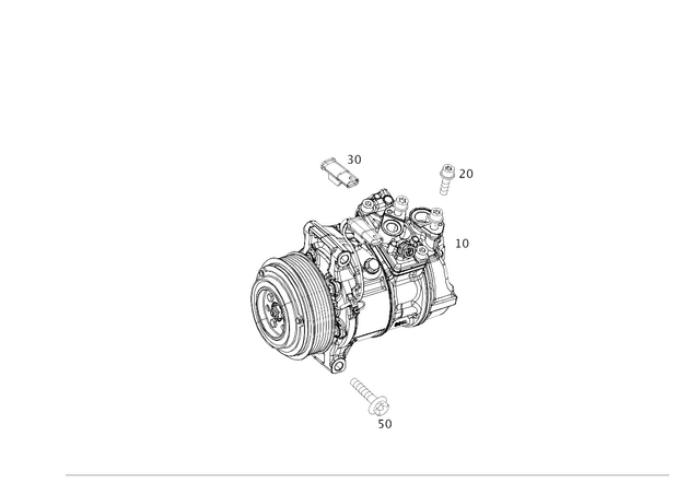 10990500464 - Heating and Ventilation: Cap Screw for Mercedes-Benz Image image