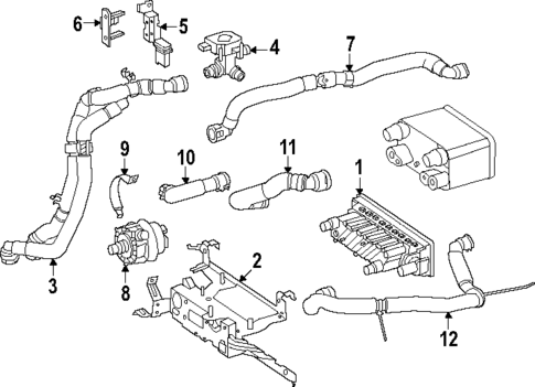 Heater Unit for 2024 Mercedes-Benz EQE SUV AMG&reg; #0