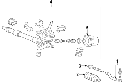 Steering Gear & Linkage for 2014 Honda Civic #1