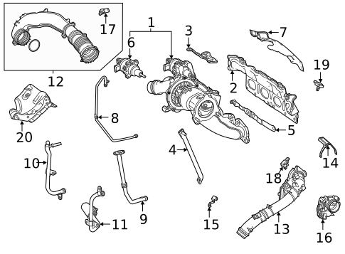 Turbo Charger for 2021 Mercedes-Benz CLA250 #0