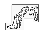 74101SHJA01 - : Fender Liner for Honda: Odyssey Image