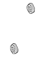 286583W000 - Exhaust: Center Muffler Insulator for Kia: Optima, Sportage Image