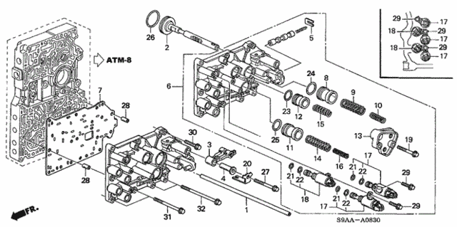 Servo Body for 2006 Honda CR-V #0