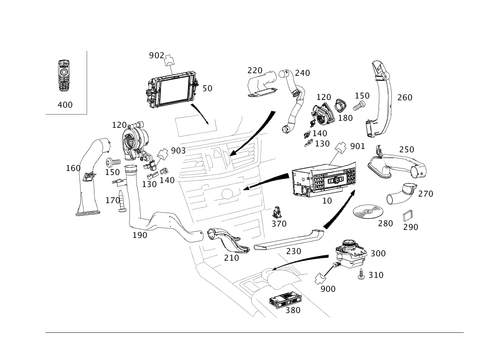 Radio, Operating and Display System for 2013 Mercedes-Benz E400 #0