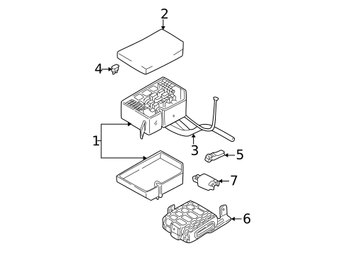 Electrical Components for 2006 Hyundai Tiburon #0