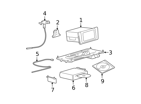Navigation System Components for 2005 Lincoln LS #0