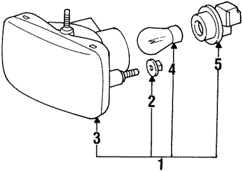 Signal Lamps for 1996 Toyota Supra #0