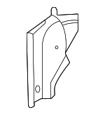 95C810147YGRV - Body: Wheel Housing Bracket for Porsche: Macan Image