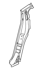 95C813099YGRV - Body: Body C-Pillar Reinforcement for Porsche: Macan Image
