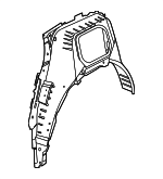 95C809409YGRV - Body: Outer Wheelhouse for Porsche: Macan Image