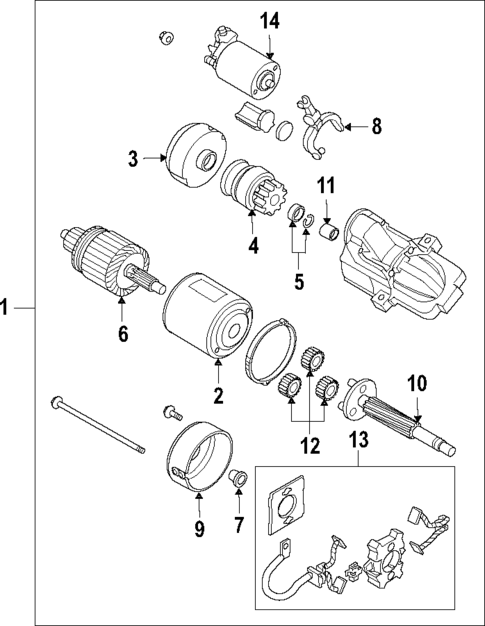 Starter for 2010 Mazda 6 #0