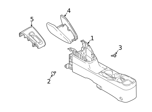 Center Console for 2019 Nissan Kicks #0