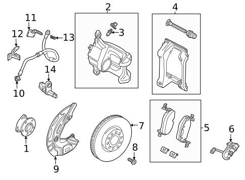 Front Brakes for 2025 Volkswagen ID. Buzz #4