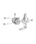 6107199AA - Air Conditioners and Heaters: Hex Flange Head Bolt for Fiat Image