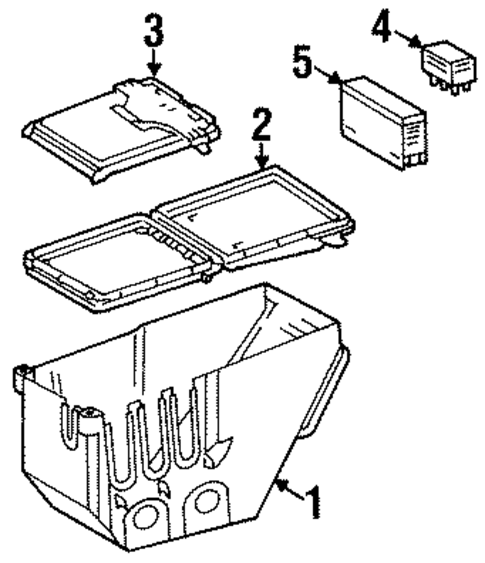 Electrical Components for 1992 Mercedes-Benz 400SE #3