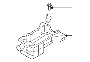 11110JP00B - : Oil Pan for Nissan: Murano, Quest Image