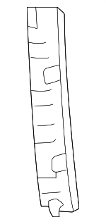 89A8682044PK - Body: Pillar Trim for Audi Image