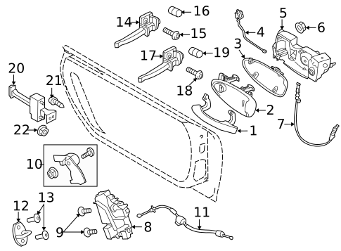 Lock & Hardware for 2016 Porsche Cayman #5