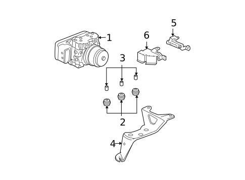 ABS Components for 2008 Acura TSX #0