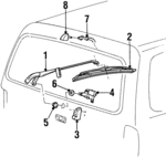 F85Z17C408AA - Body: Stop for Lincoln: Navigator Image