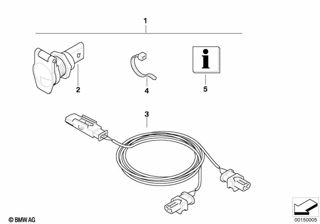 61131367599 - Maintenance &amp; Technology: Cable Tie - L=200Mm/B=3.6mm for BMW-Motorrad Image