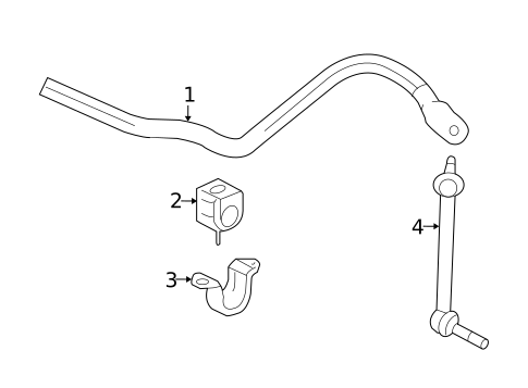 Stabilizer Bar & Components for 2005 Chevrolet Colorado #2