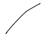 82850XA000 - Body: Upper Molding for Kia Image