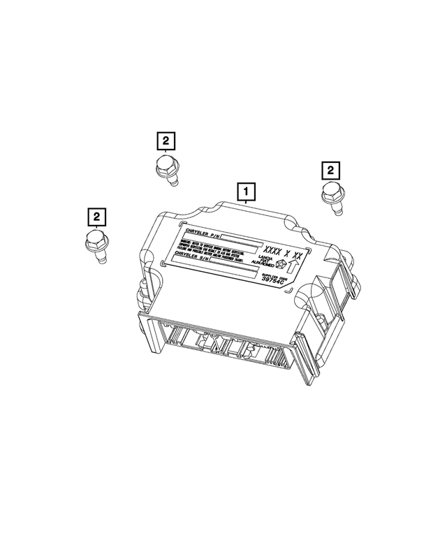 68312943AB - Electrical: Occupant Restraint Module for Mopar Image
