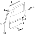 8215116R00 - : Outer Panel for Nissan: Stanza Image